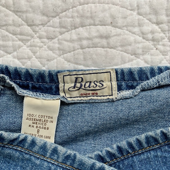 Vintage denim a wrap skirt - Picture 4 of 4